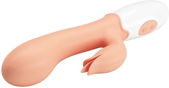 G Spot Rabbit Vibrator with Clitoral Stimulation - Light Skin Tone