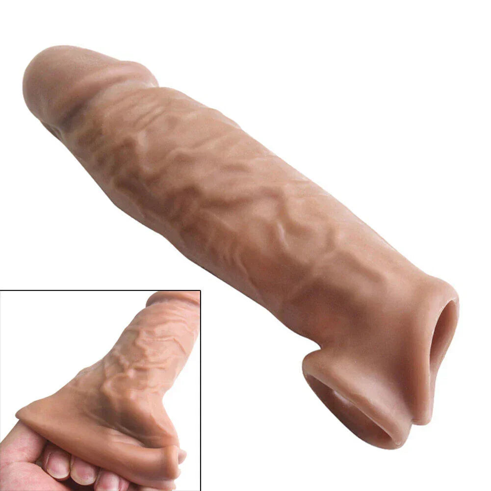 6 Inch Sleeve Brown Box packed with extra lubricant packet