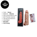 6 Inch Sleeve Brown Box packed with extra lubricant packet
