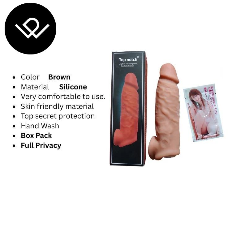 6 Inch Sleeve Brown Box packed with extra lubricant packet